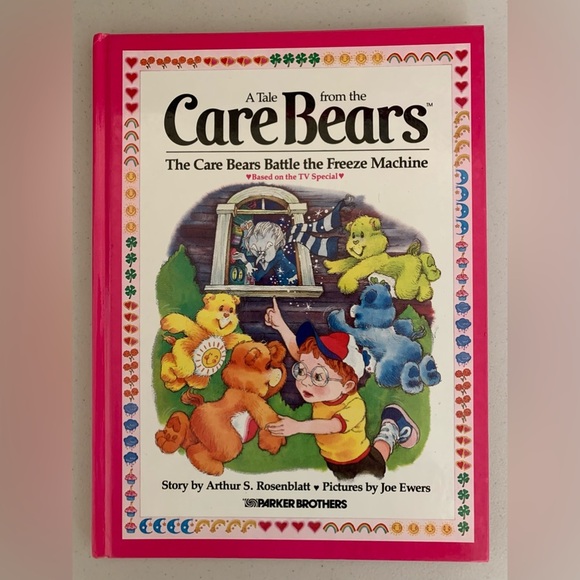 Vintage 1984 Care Bears Battle The Freeze Machine Hardback Book 80’s - Picture 1 of 9